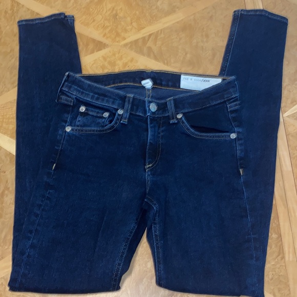 Rag & Bone The Skinny Women’s Jeans In Bruin Size 25 - Picture 4 of 13